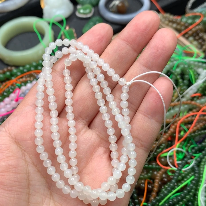 和田玉未镶嵌手链9