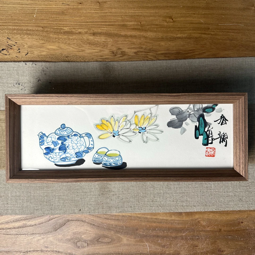 43*16带框作品-香韵-手绘同款/略有不同