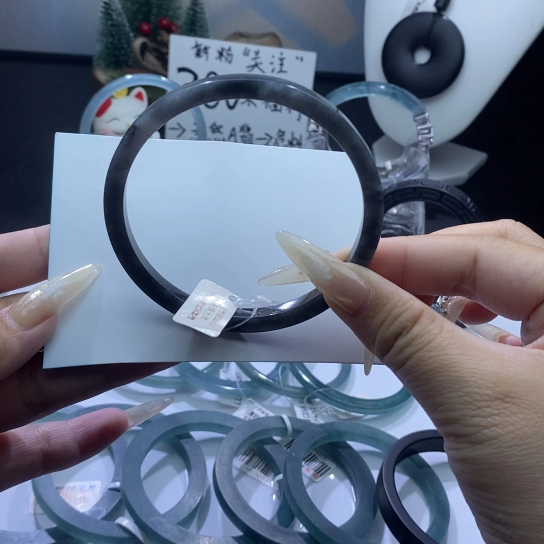 定制翡翠未镶嵌成品买断水墨乌鸡福利