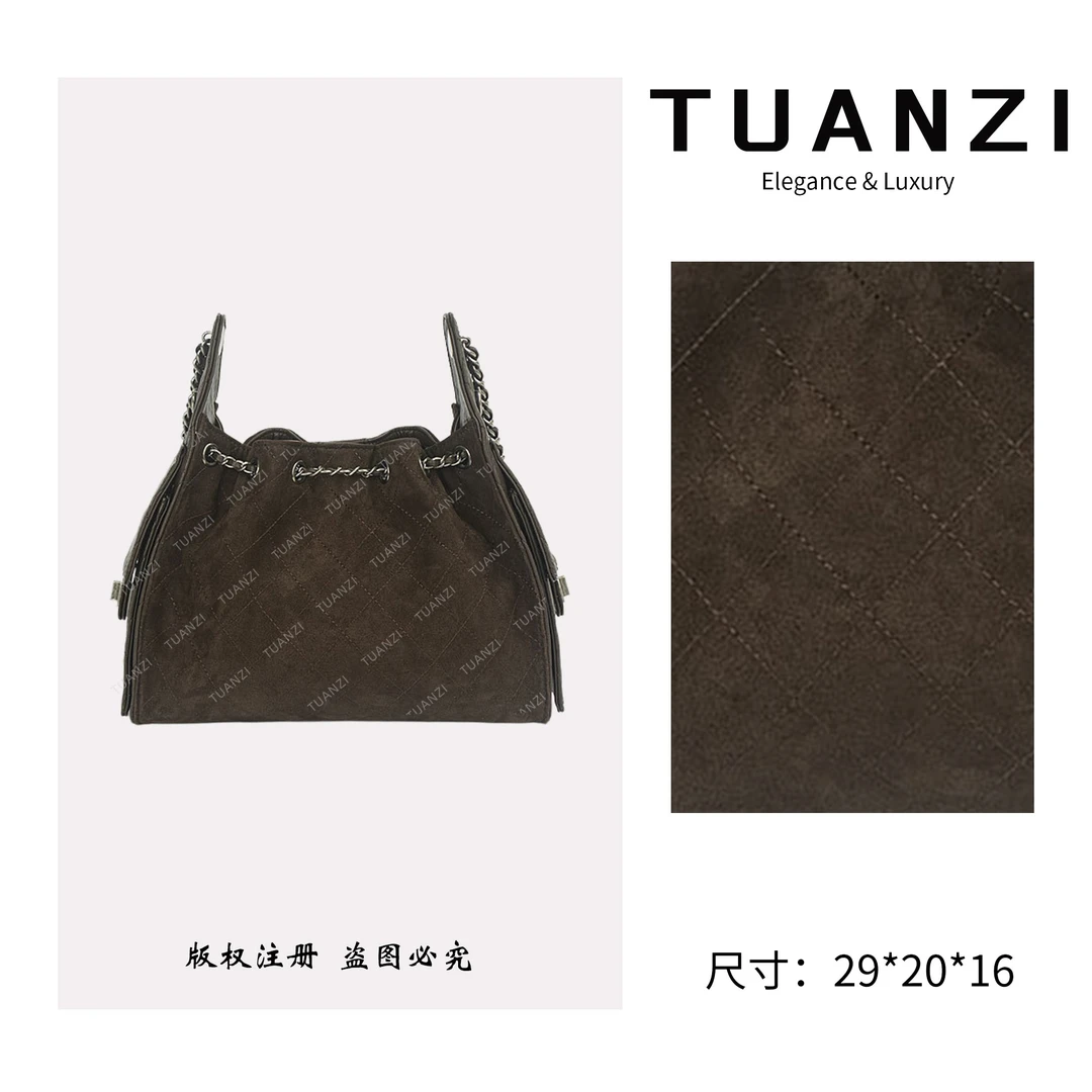 TUANZI『高端玩家』秋冬新款原创小众腋下包 ZT-D8007-摩咔咖
