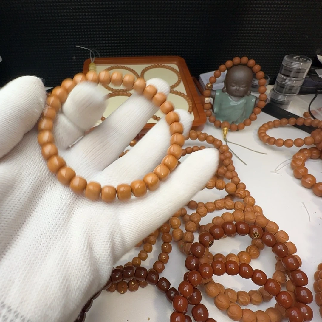 东***串猴头核桃吊坠方糖