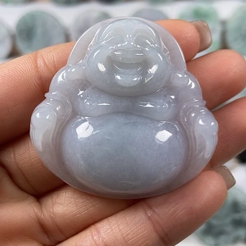 翡翠颈饰未镶嵌大佛福利