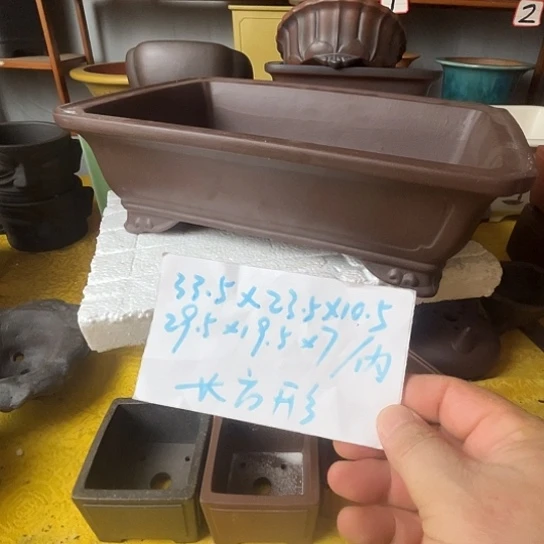 宜兴紫砂花盆马槽