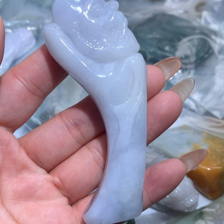 翡翠未镶嵌颈饰保真天然A货翡翠