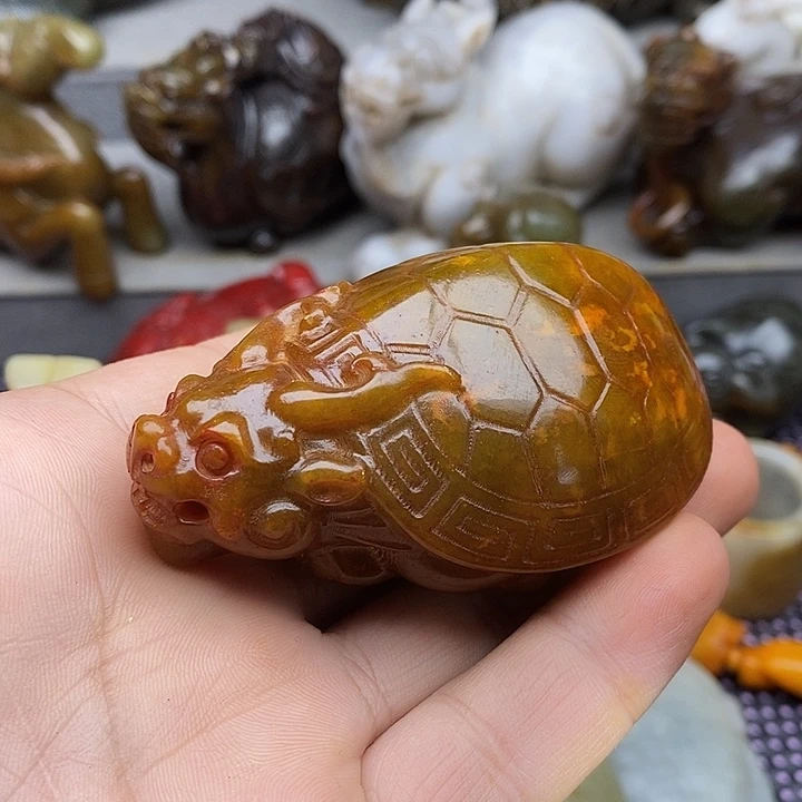 未镶嵌蛇纹石玉颈饰