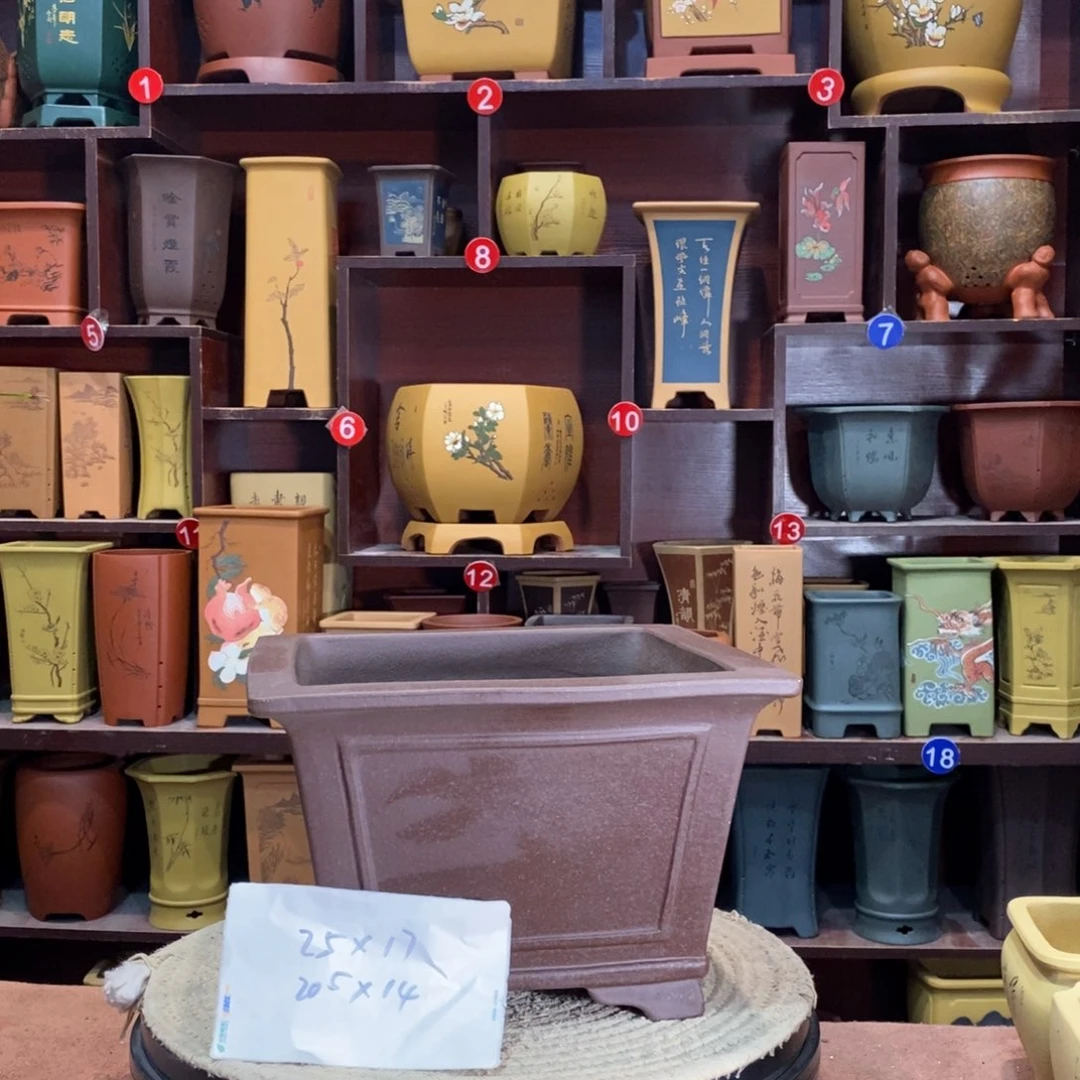 紫砂花盆紫砂花盆