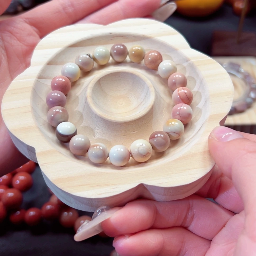 石英质玉手链未镶嵌紫*21