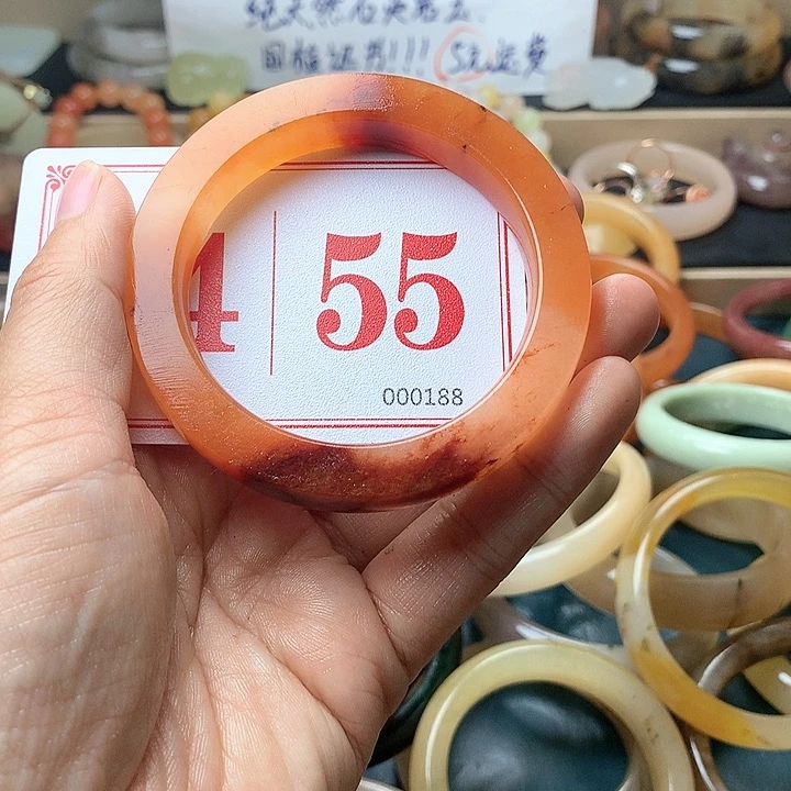 石英质玉（黄龙玉）未镶嵌手镯