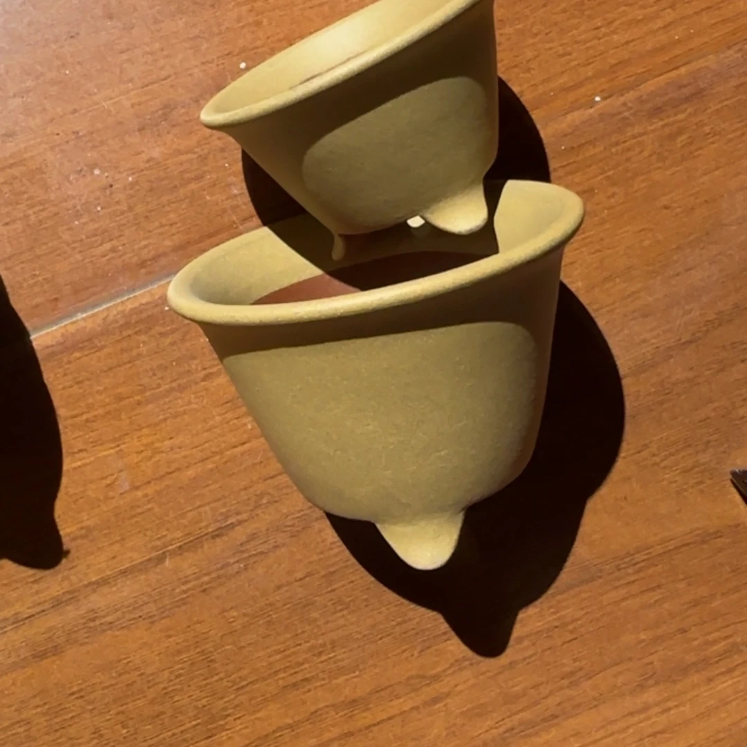 花盆紫砂半手工制作