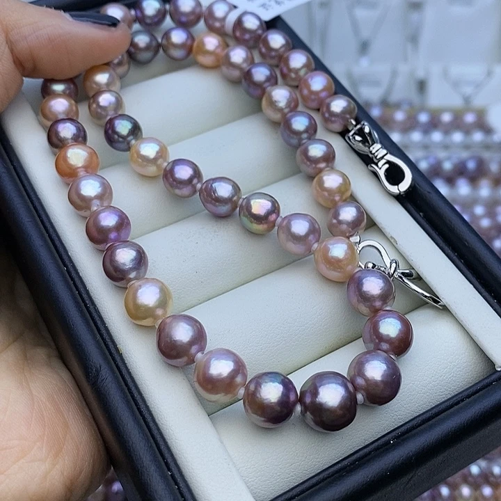淡水珍珠项链未镶嵌8-9.5mm