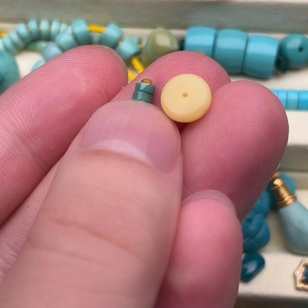 未镶嵌蜜蜡发饰3.5尺寸