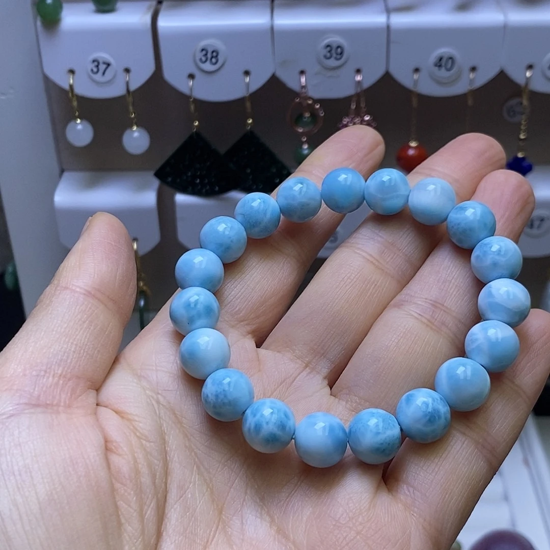 针钠钙石（海纹石）未镶嵌手链