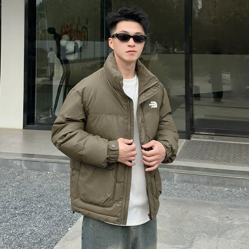 732-8011冬季滑雪保暖锁温时尚休闲短款男士潮流帅气百搭棉外套