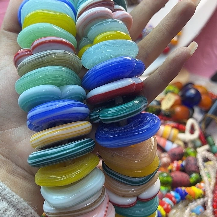 琉璃颈饰尼泊尔琉璃