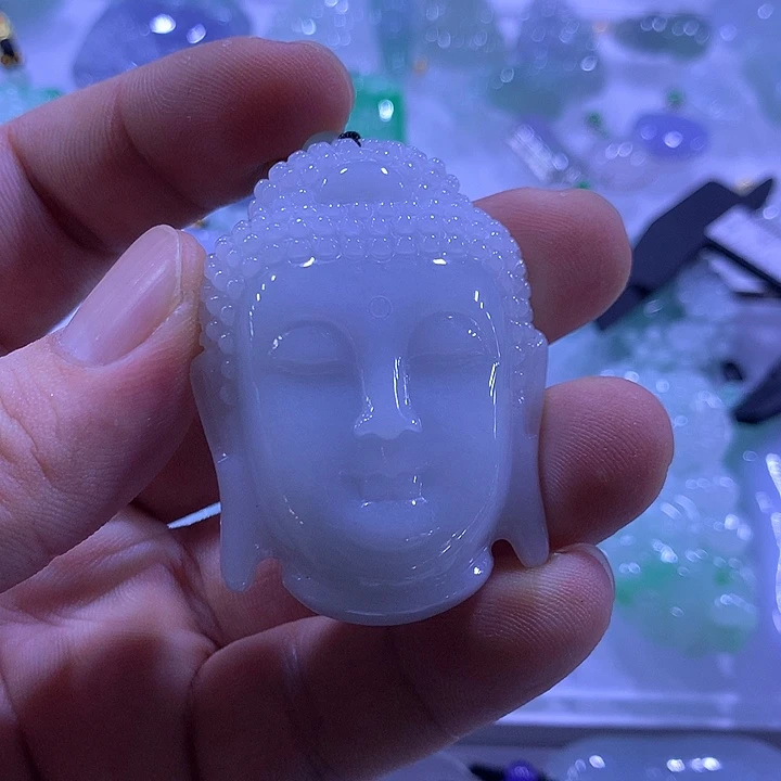 翡翠未镶嵌颈饰天然翡翠A货吊坠