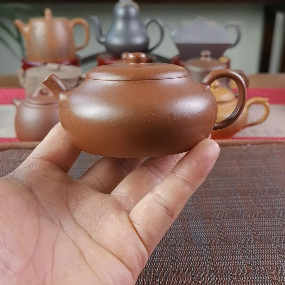 紫砂茶壶底槽清儒雅160CC