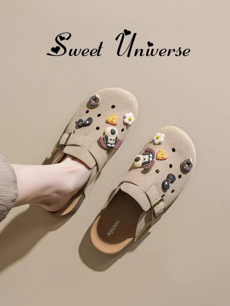 达芙妮集团旗下鞋柜勃肯鞋拖鞋休闲风包头时尚达芙妮集团旗下鞋柜