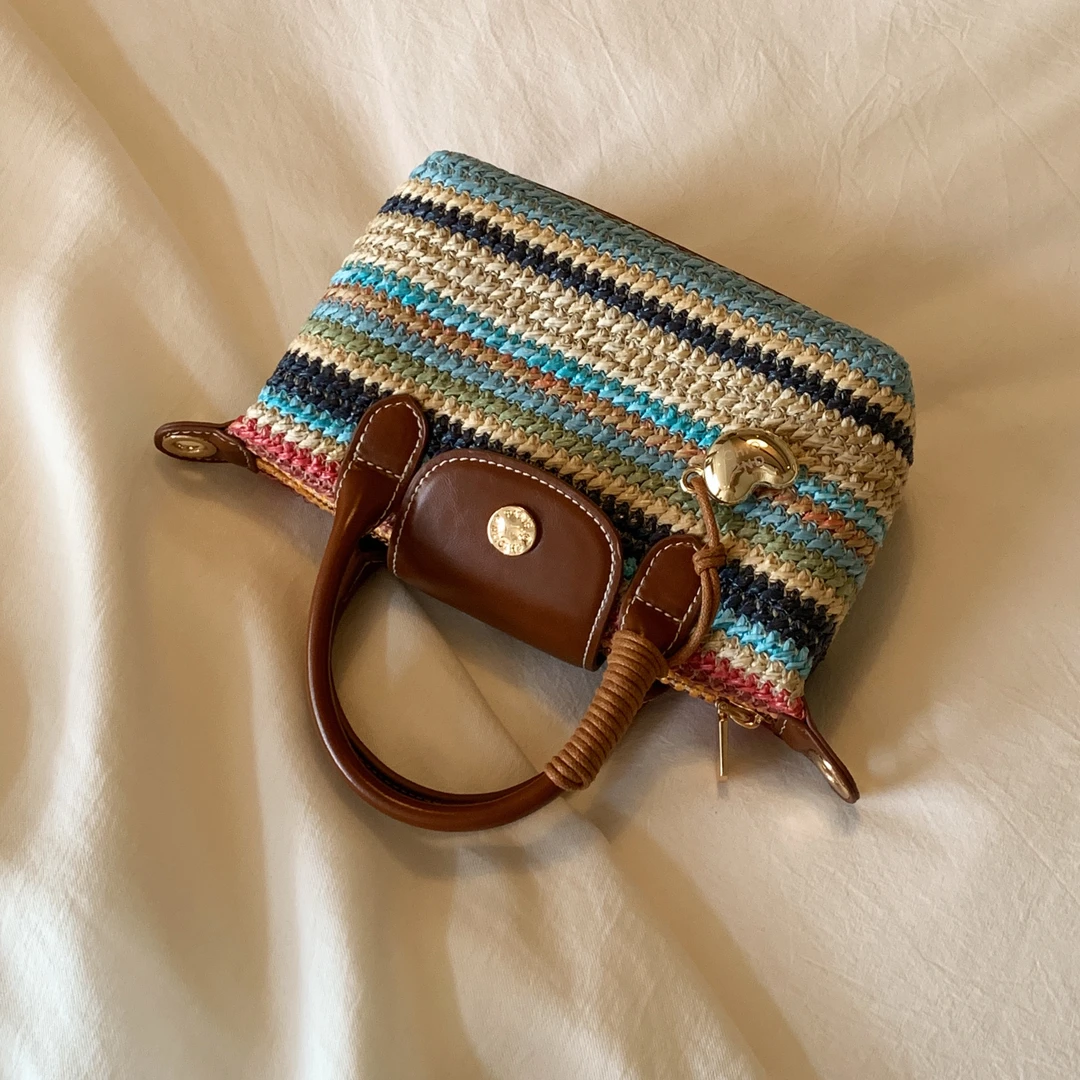 南风Chio2nd 托特包包女夏天迷你手提编织包单肩斜挎小包