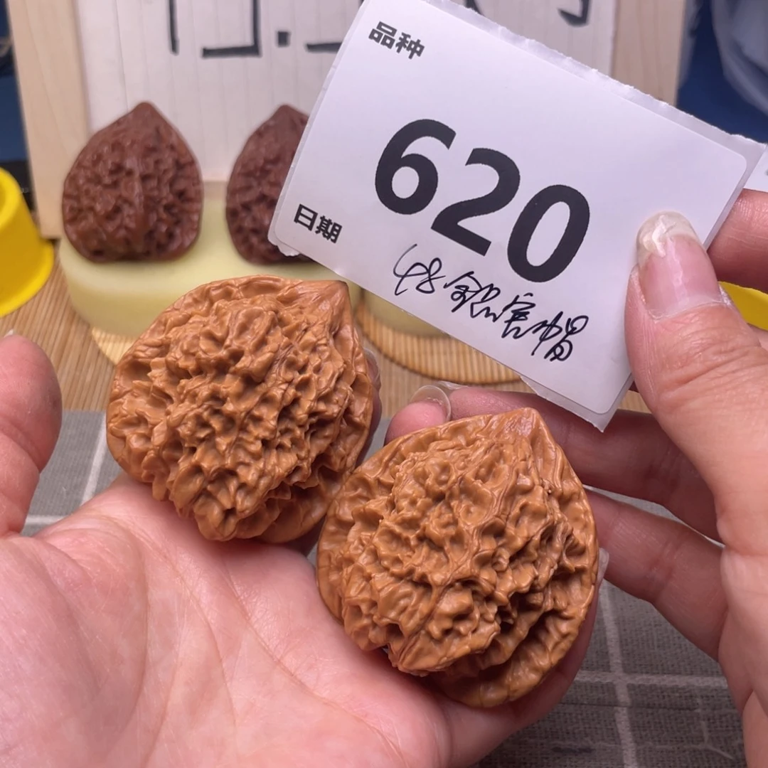 文玩核桃把件620号48全品官帽