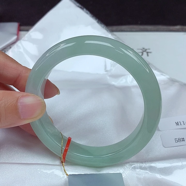 翡翠未镶嵌手镯58圈4942