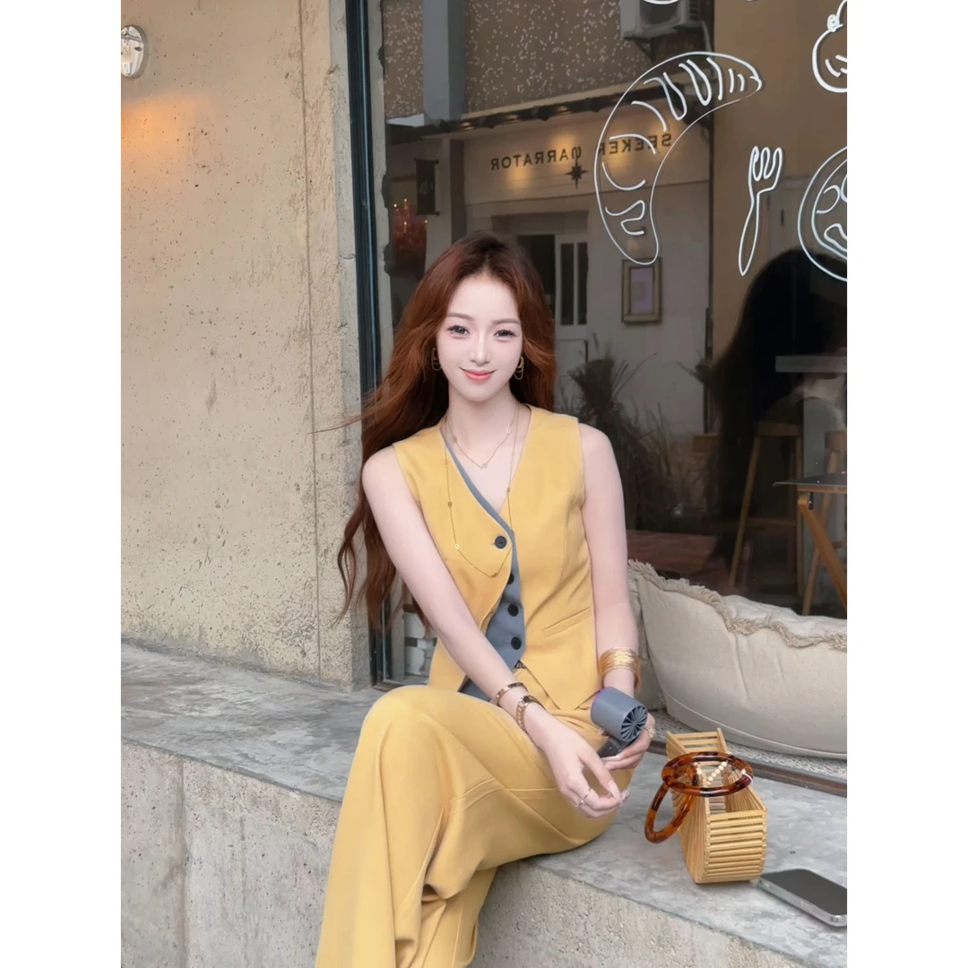 冉冉定制●时尚两件套预LUX5TZ3521（前面平腰 后面松紧腰）