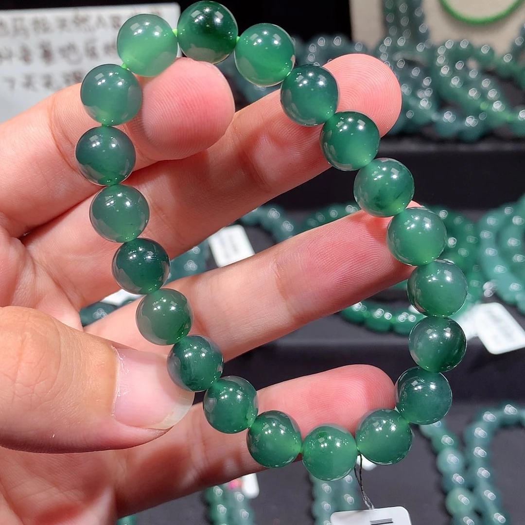 未镶嵌手链翡翠天然a货翡翠手串10