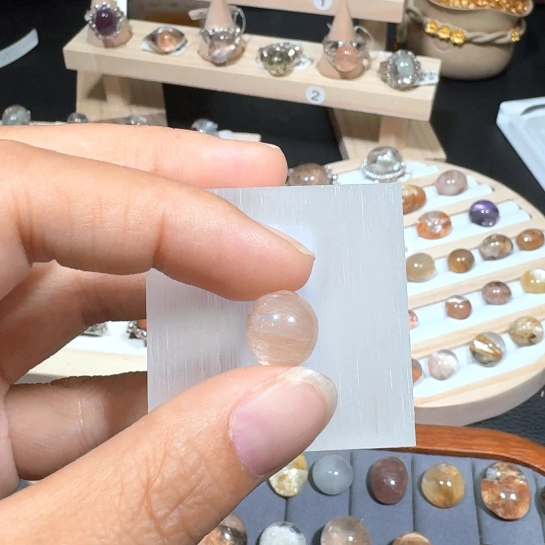 水晶戒指银S925镶嵌
