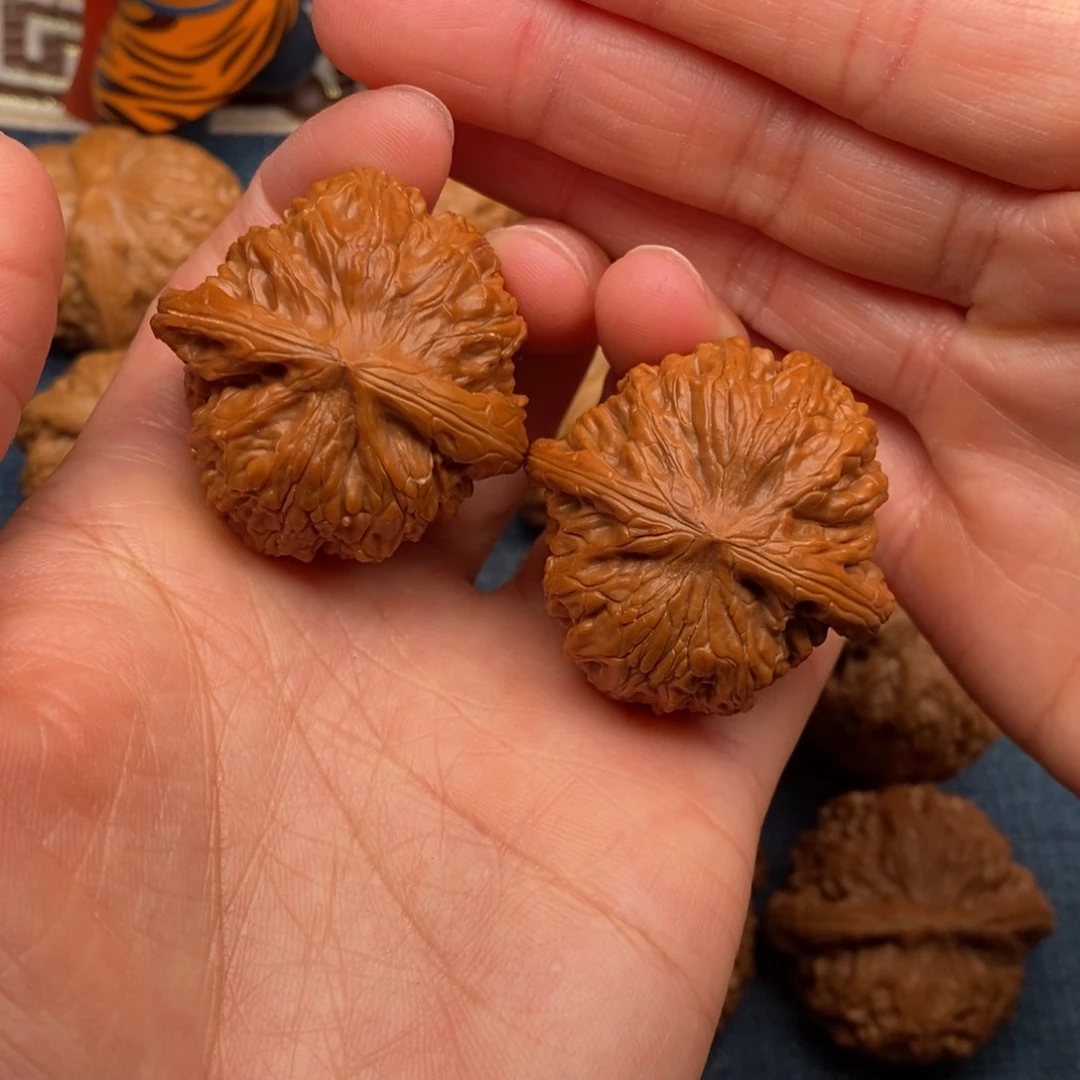 文玩核桃把件38球正磨