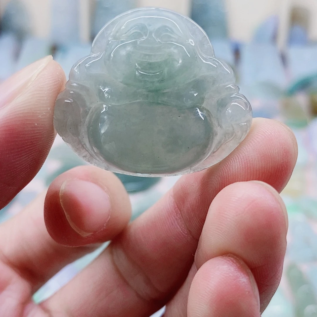 吊坠(不含链)未镶嵌翡翠天然