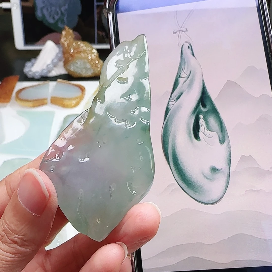 定制翡翠未镶嵌缅甸翡翠