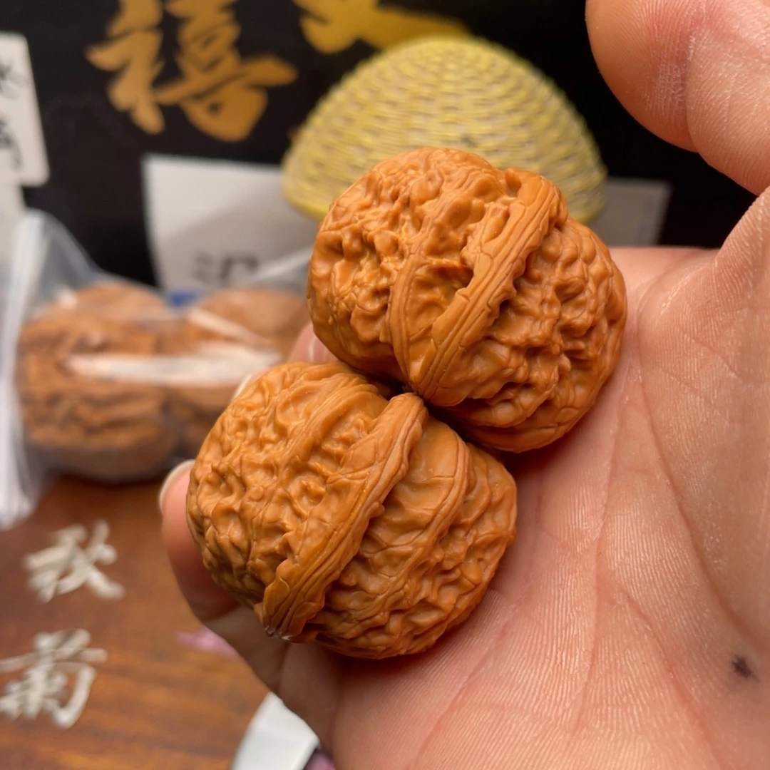 文玩核桃把件c82号白狮子