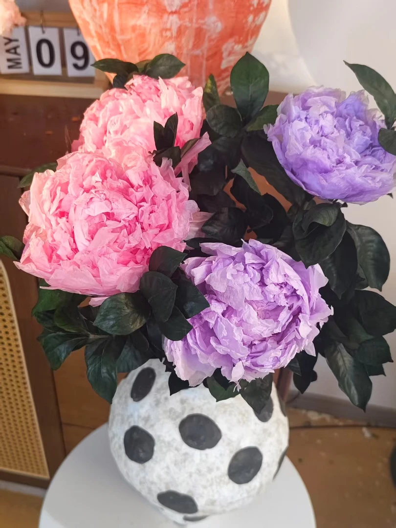 [永生重瓣芍药单支]  永生花 自己备注颜色