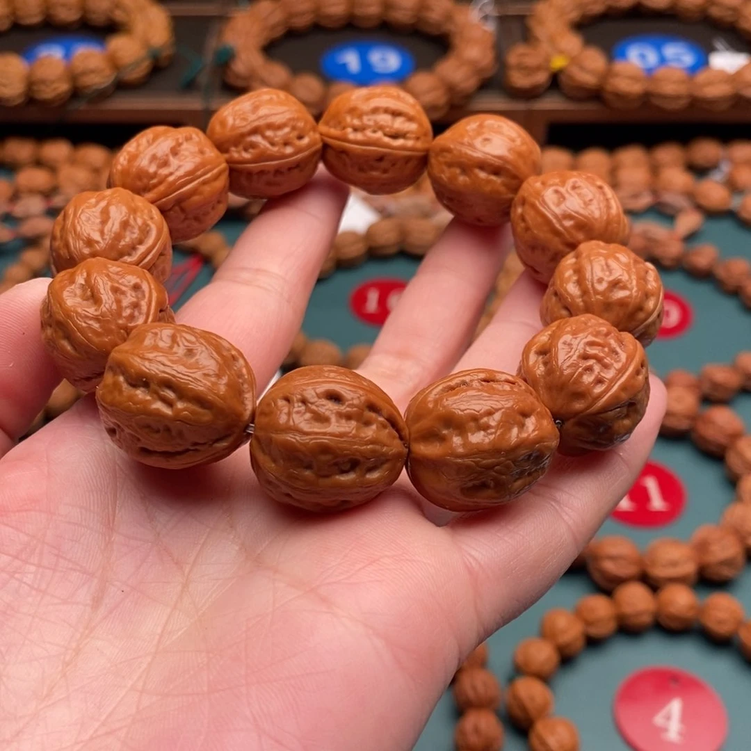 文玩核桃手串20尺寸元宝