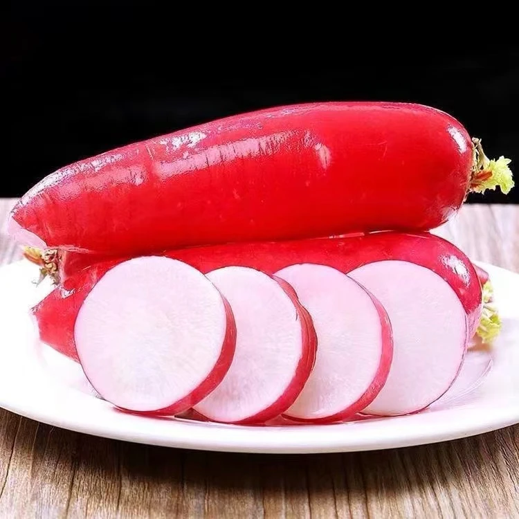 红皮萝卜新鲜现挖泡菜红萝卜当季蔬菜5斤包邮胭脂红白心火锅配菜
