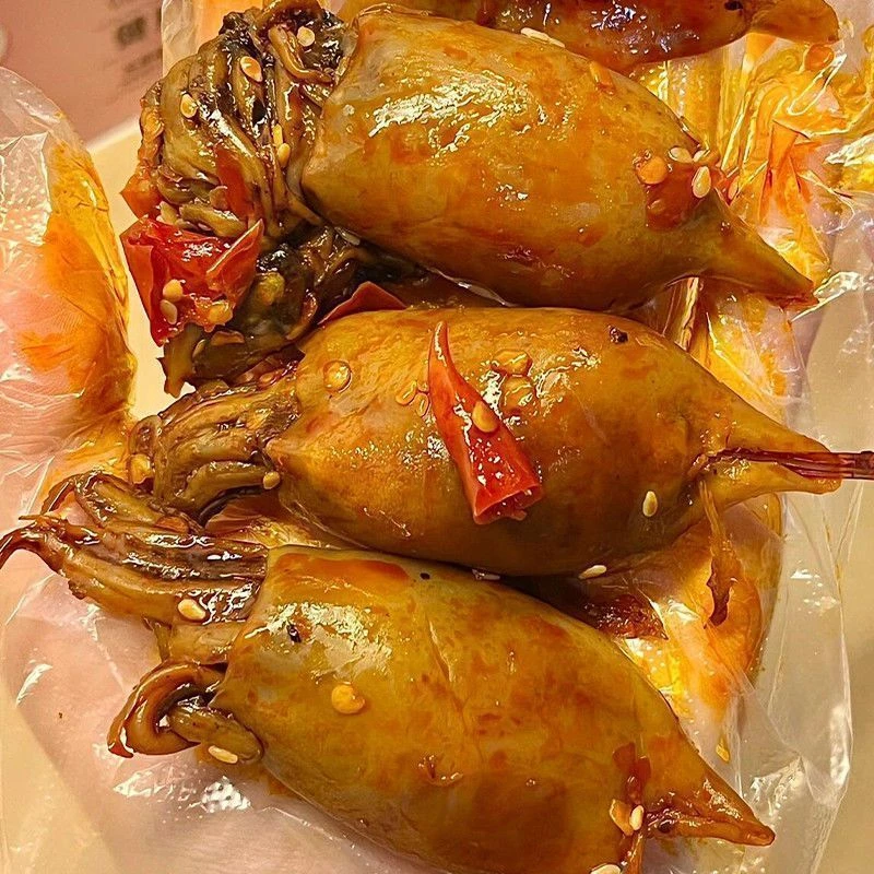 鱿鱼仔开袋即食香辣墨鱼仔网红麻辣休闲解馋小零食下酒菜整箱