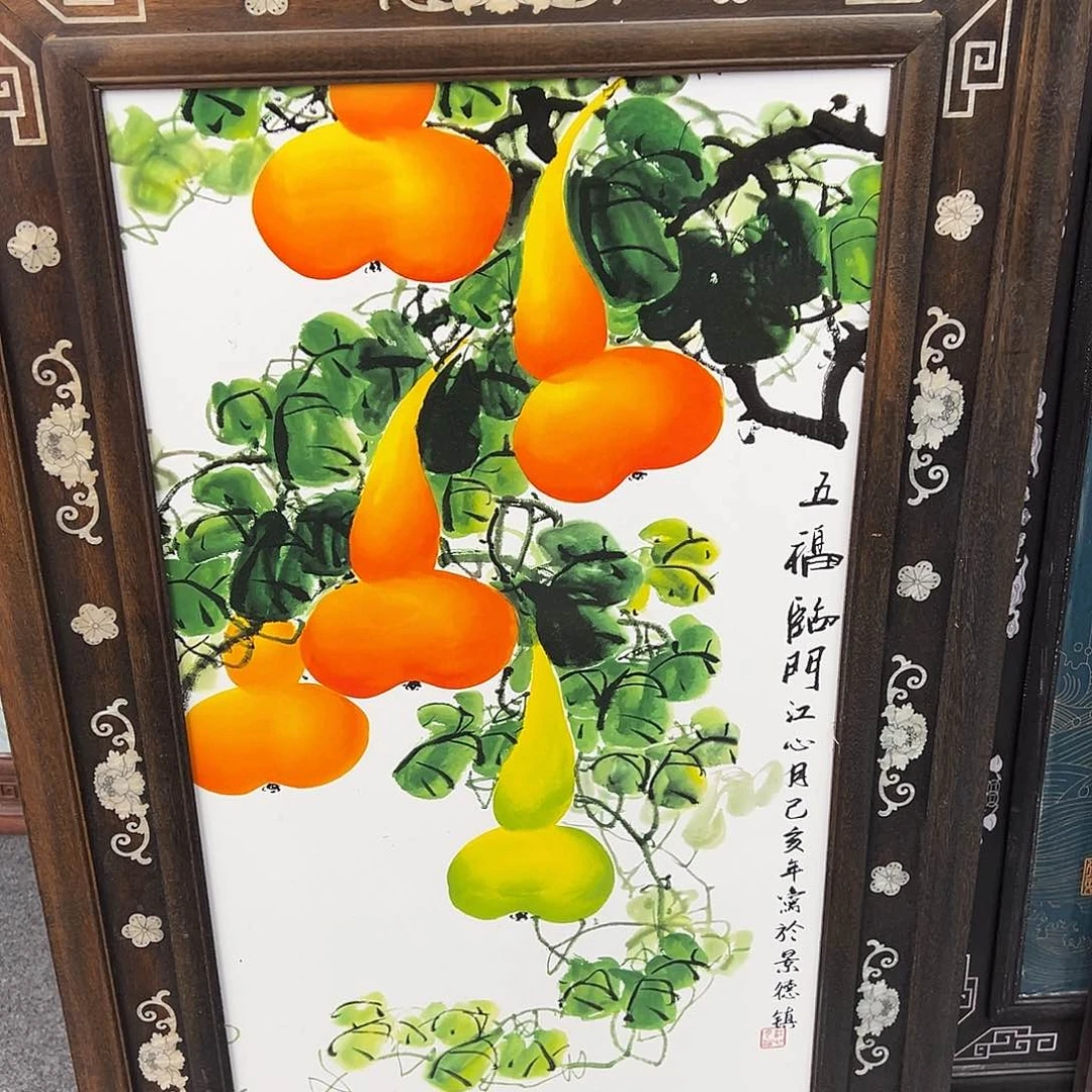 瓷片景德镇瓷板画