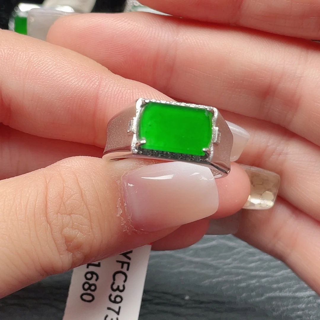 翡翠银S925镶嵌颈饰没有运费险3973