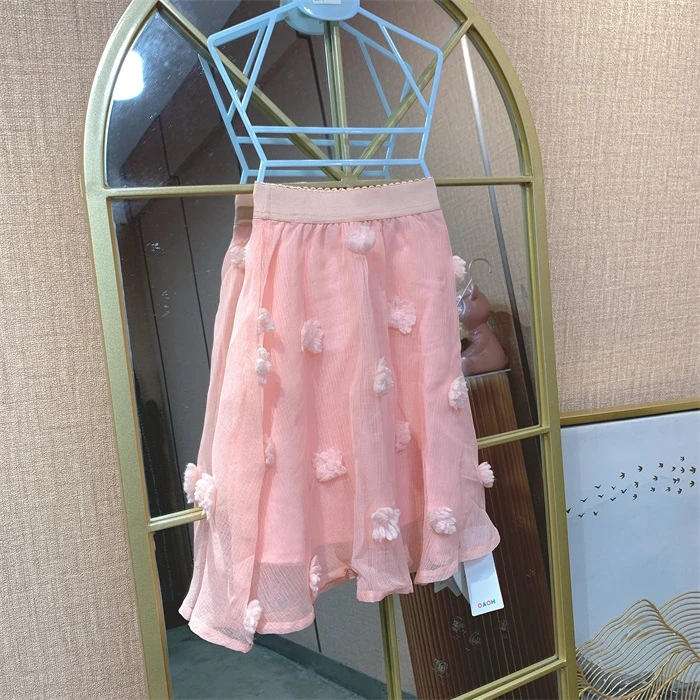 AQ349   宝宝粉色半身裙