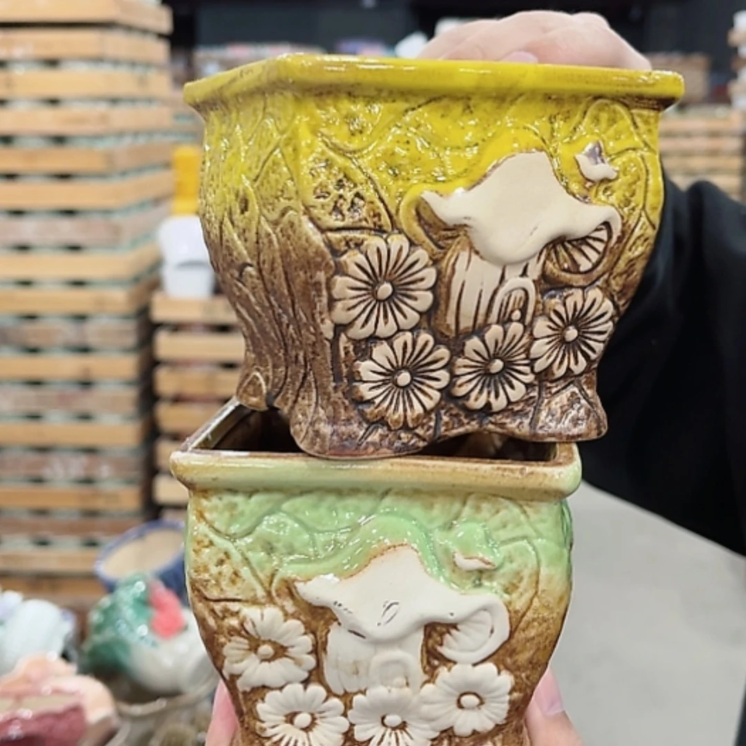 【闪购商品】陶瓷花盆