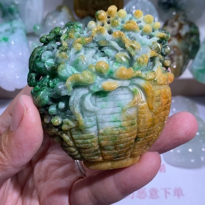 【闪购商品】颈饰未镶嵌翡翠花兰