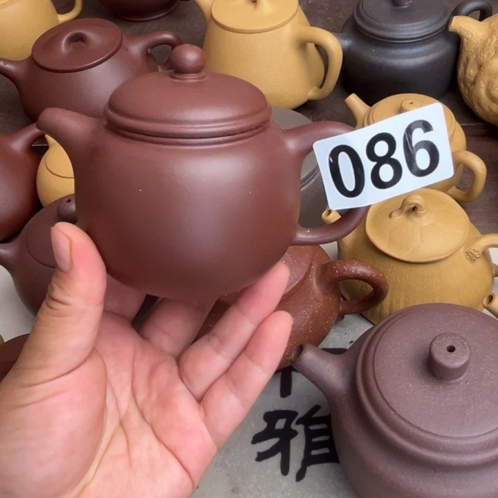 茶壶紫砂紫泥半手工240cc左右
