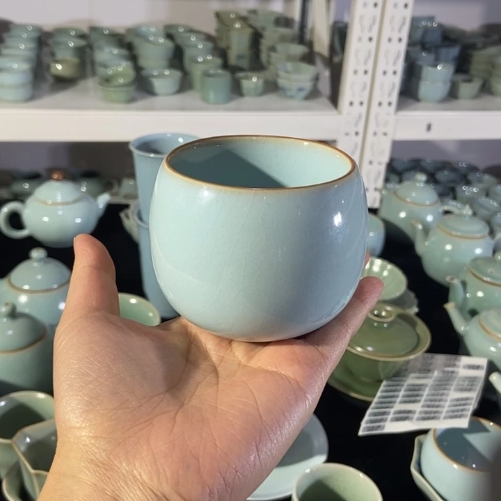 瓷片全品大龙蛋杯，无礼盒