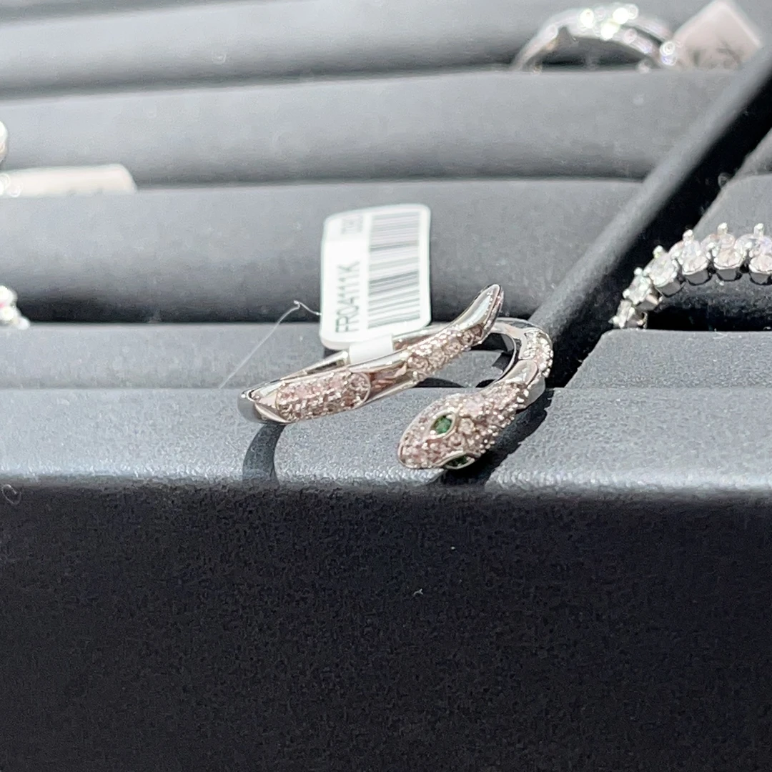 非金属亚克力戒指 s717满镶小龙戒指