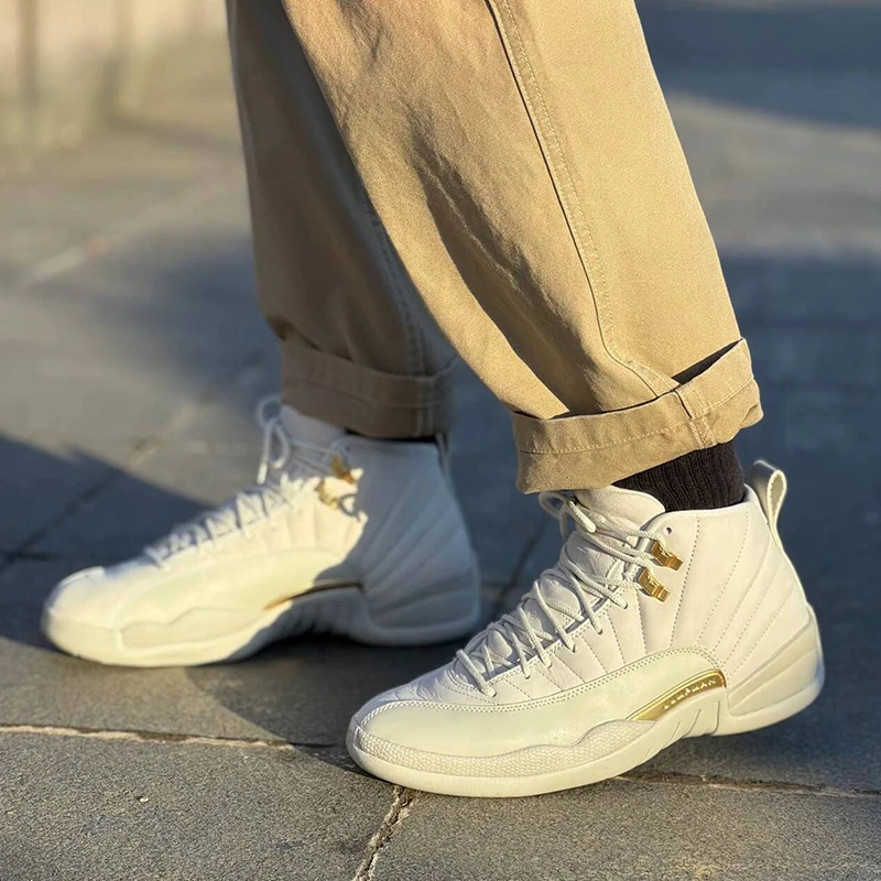 Air Jordan 12 AJ12 Phantom 金扣 中帮复古篮球鞋 FD9101-007