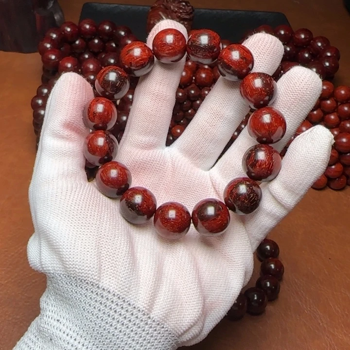 手串/手链小叶紫檀6858原生态印度小叶紫檀琴料