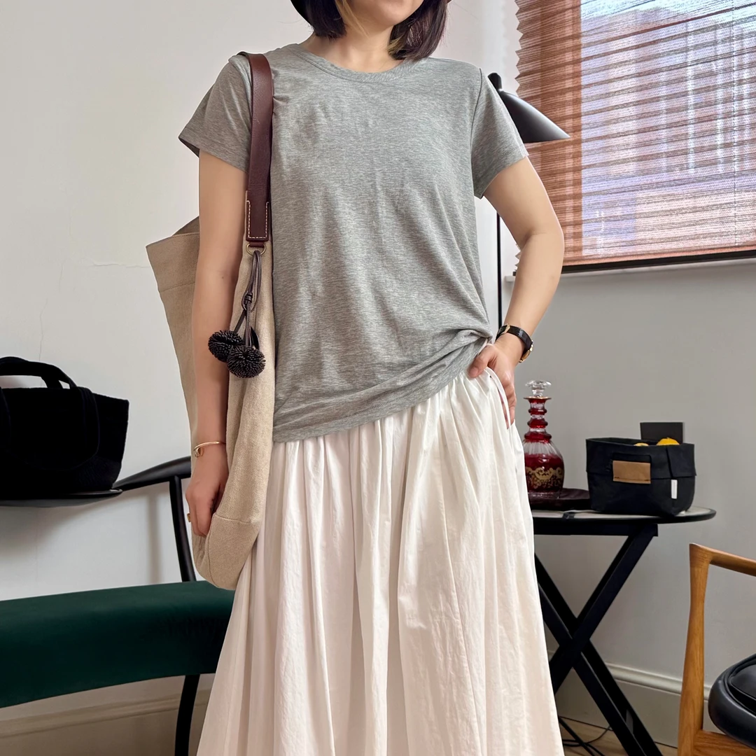 IVYERICA纯棉基础宽松干爽夏日T恤 GHH825002