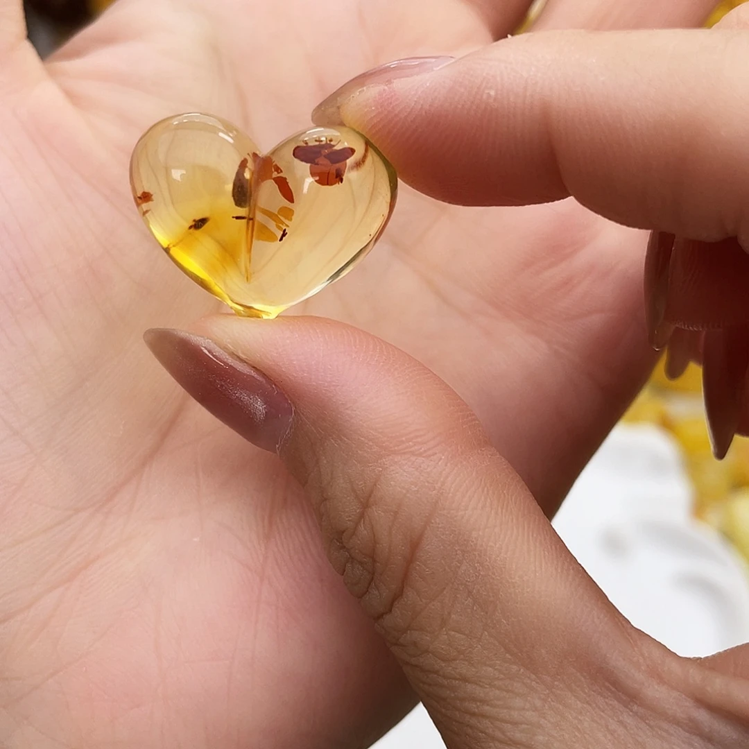琥珀未镶嵌吊坠(不含链)