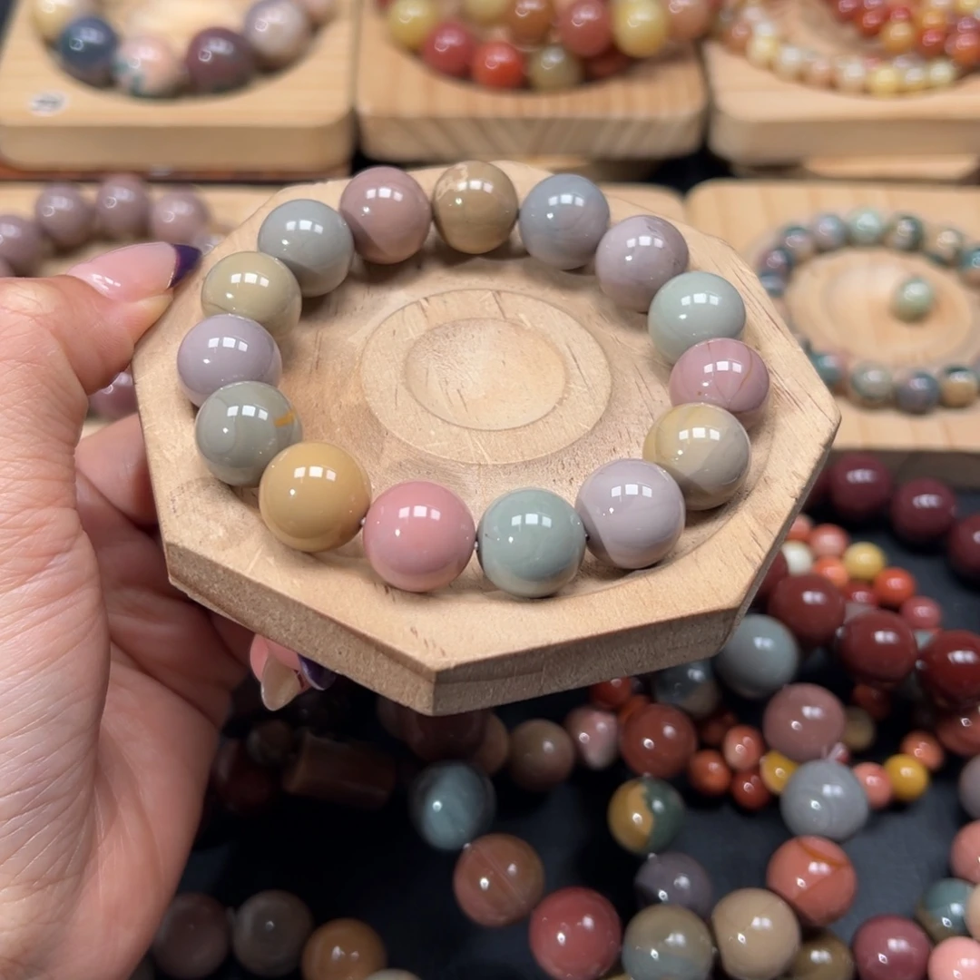 美***士石英质玉未镶嵌手链14