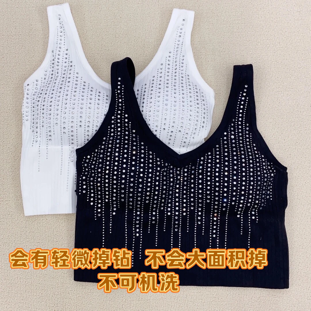 (会轻微掉钻)断码福利小吊带背心满钻