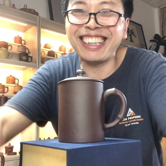 茶杯紫泥微瑕容量450